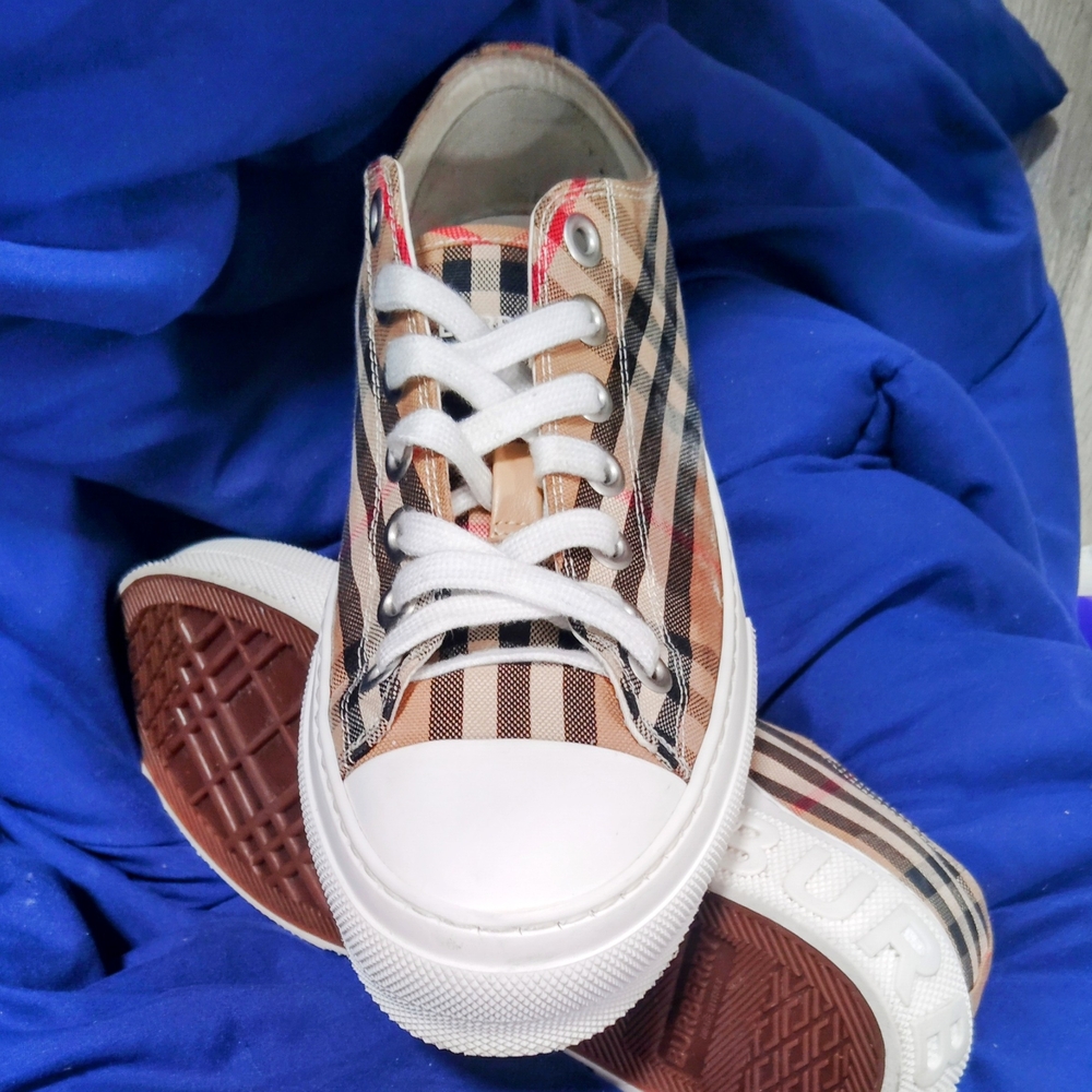 Burberry Checkered Sneakers